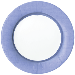 Caspari Linen Border Paper Dinner Plate
