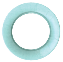 Load image into Gallery viewer, Caspari Linen Border Paper Salad Plate
