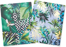 Load image into Gallery viewer, Papyrus Tropical &amp; Geo Notebook Set- 2 count
