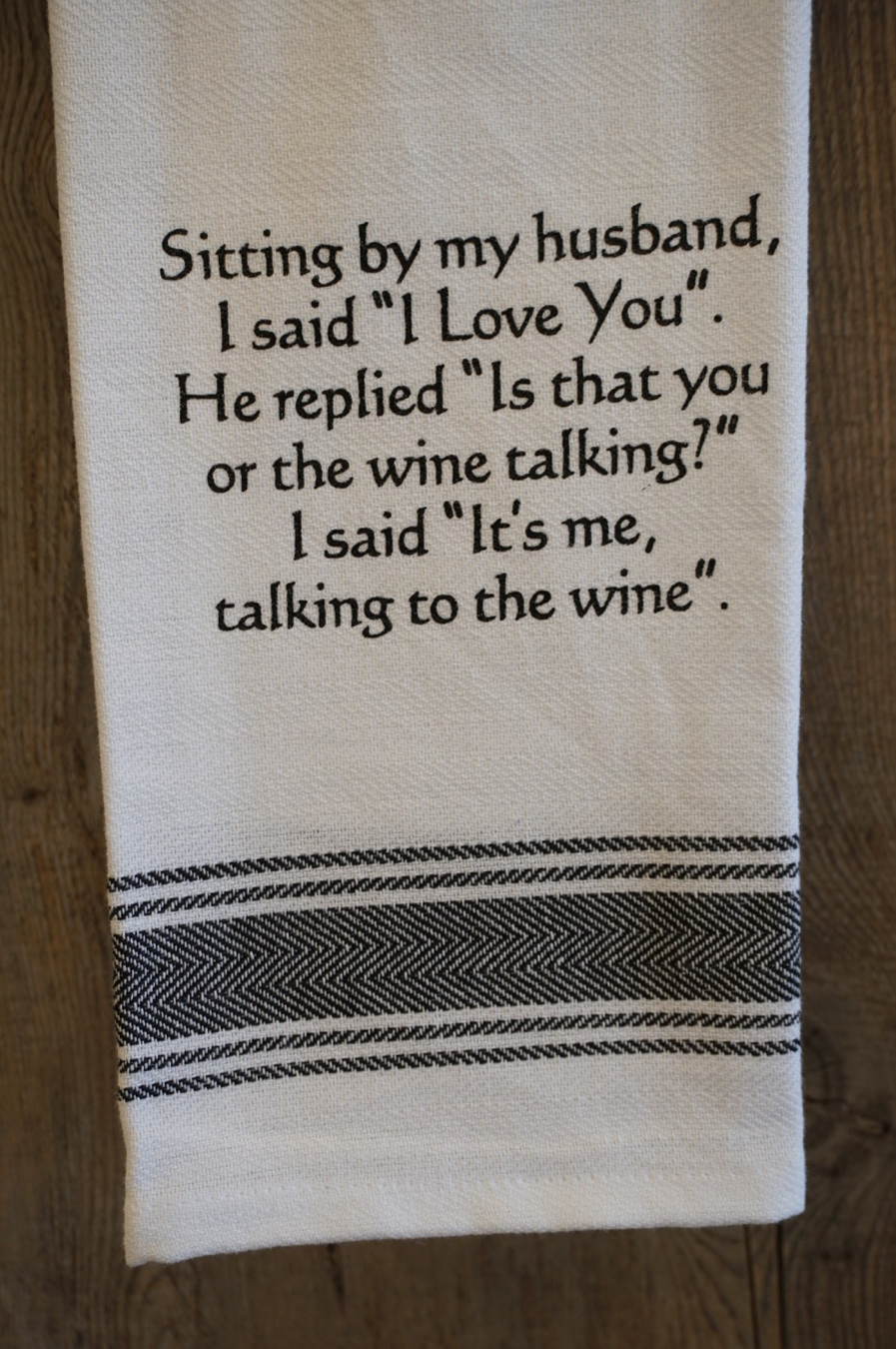 Talking to the Wine Towel