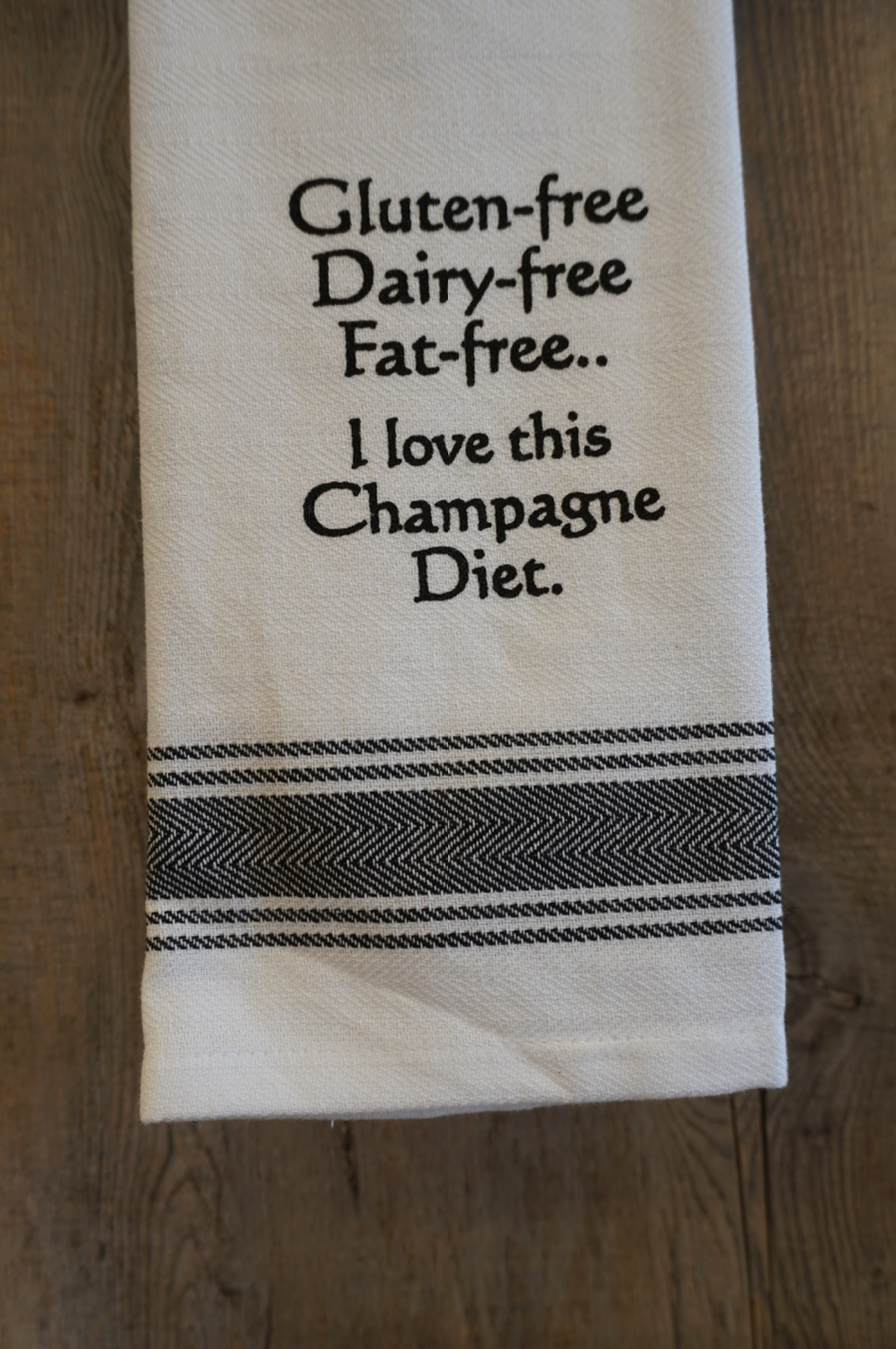 Champagne Diet Towel