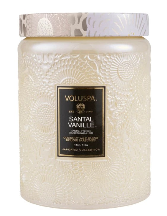 Voluspa Santal Vanille Large Jar Candle