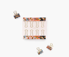 Load image into Gallery viewer, Rifle Paper Co. Binder Clip- Lively Floral
