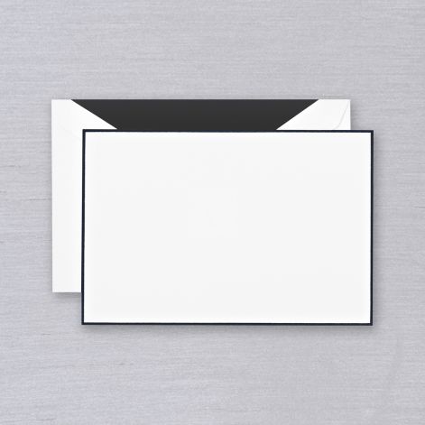 Crane Black Bordered Card