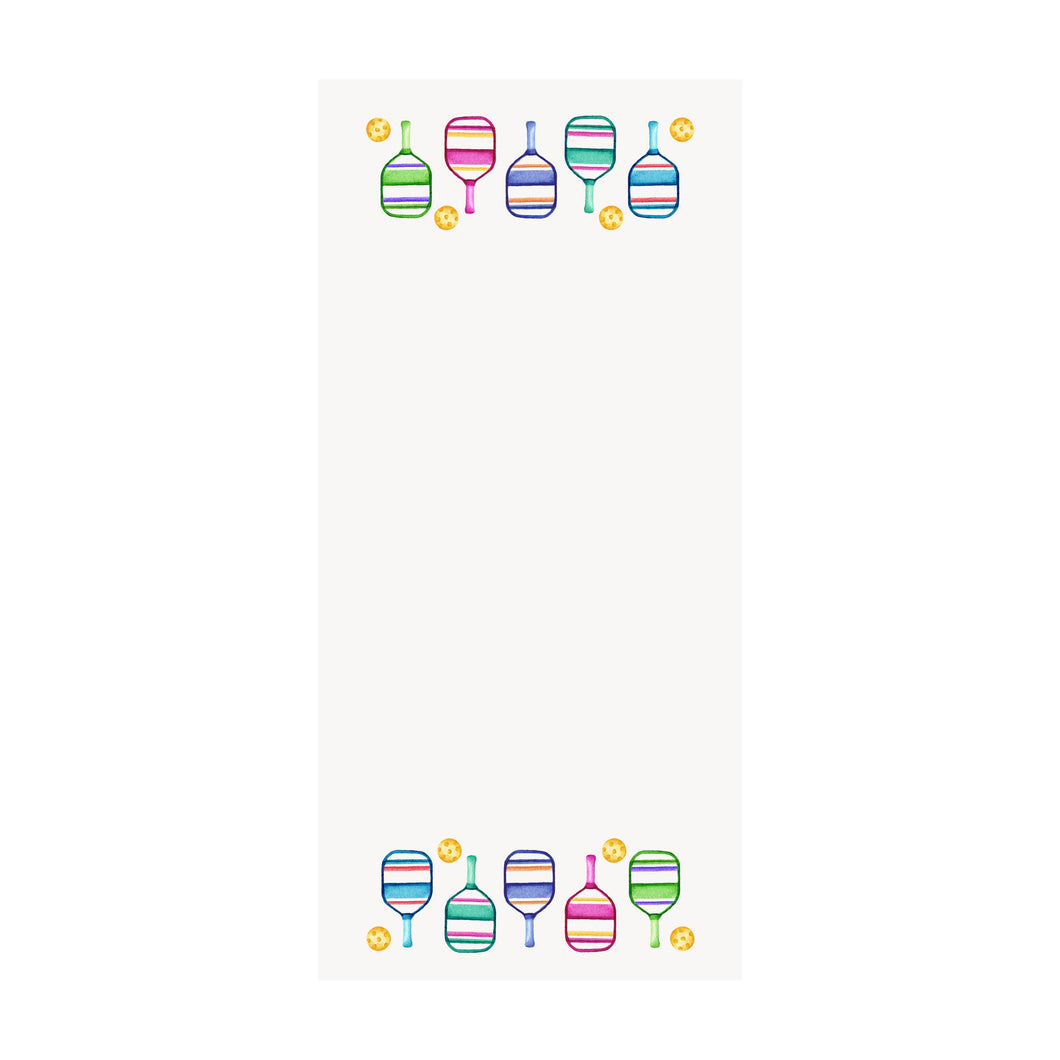 Brake Ink Stationery - Rainbow Paddles Pickleball Notepad