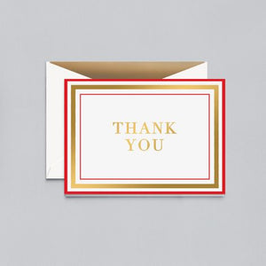 William Arthur Candy Stripe Thank You Note