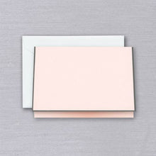 Load image into Gallery viewer, Crane Charcoal Bordered Pink Note

