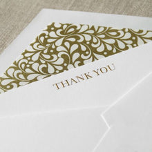 Load image into Gallery viewer, Crane Engraved Rounded Corner Thank You Card
