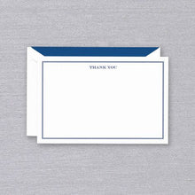 Load image into Gallery viewer, Crane Engraved Shaded Frame Thank You Card
