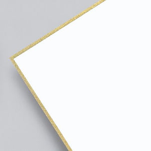 Crane Gold Bordered Correspondence Card