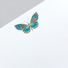 Load image into Gallery viewer, Crane Engraved Butterfly Correspondence Card
