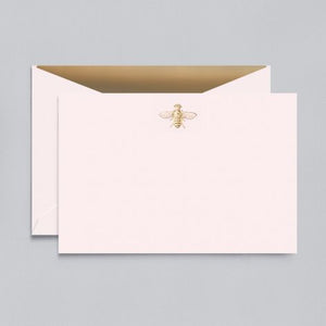 Crane Engraved Queen Bee Correspondence Card