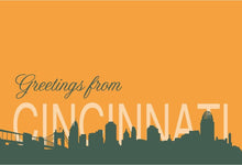 Load image into Gallery viewer, Greeting Cincinnati Postcard
