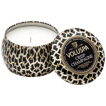 Load image into Gallery viewer, Voluspa Crisp Champagne Petite Tin Candle
