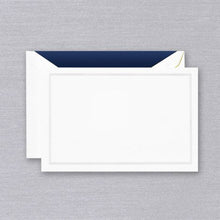 Load image into Gallery viewer, Crane Navy Blue Triple Hairline Card
