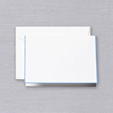 Load image into Gallery viewer, Newport Blue Bordered Pearl White Note
