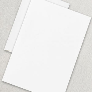 Crane Pearl White Half Sheet with Envelopes