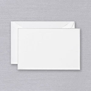 Crane Platinum Bordered White Card