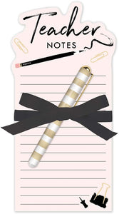 Lady Jayne Teacher Notes Notepad with Pen