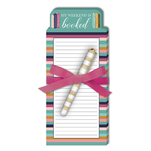 Lady Jayne 'Weekend is Booked' Notepad with Pen