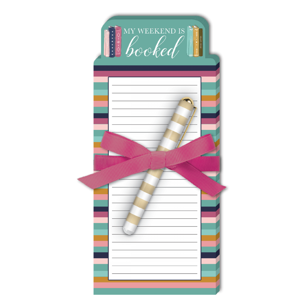 Lady Jayne 'Weekend is Booked' Notepad with Pen
